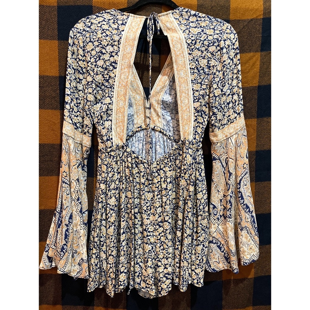 Free People bell-sleeve romper